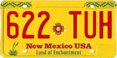 NM license plate 622TUH