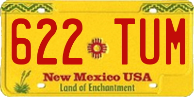 NM license plate 622TUM