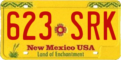 NM license plate 623SRK