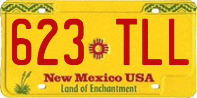 NM license plate 623TLL