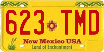 NM license plate 623TMD