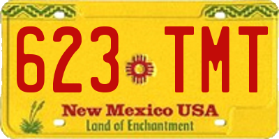 NM license plate 623TMT