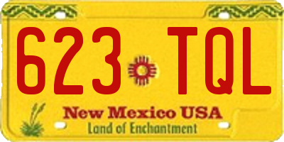 NM license plate 623TQL