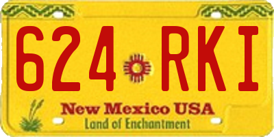 NM license plate 624RKI