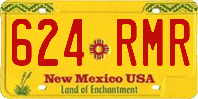 NM license plate 624RMR