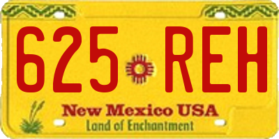 NM license plate 625REH