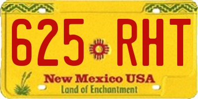 NM license plate 625RHT