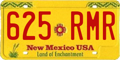 NM license plate 625RMR