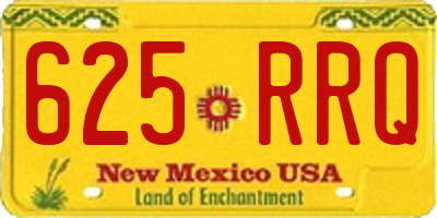 NM license plate 625RRQ