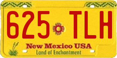 NM license plate 625TLH