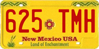 NM license plate 625TMH