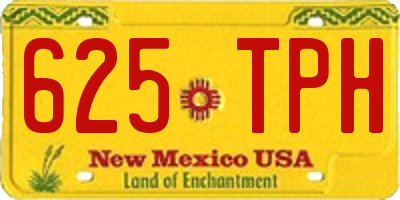 NM license plate 625TPH
