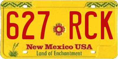 NM license plate 627RCK
