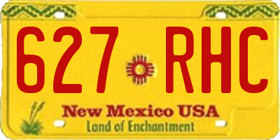 NM license plate 627RHC