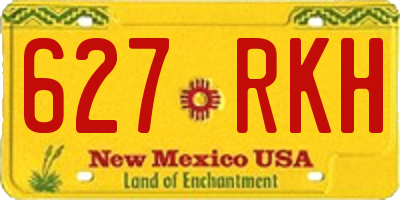 NM license plate 627RKH
