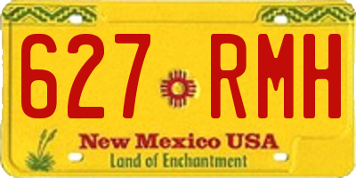 NM license plate 627RMH