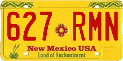 NM license plate 627RMN