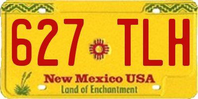 NM license plate 627TLH