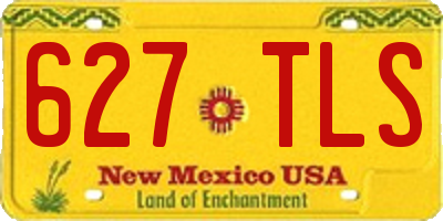 NM license plate 627TLS