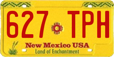 NM license plate 627TPH