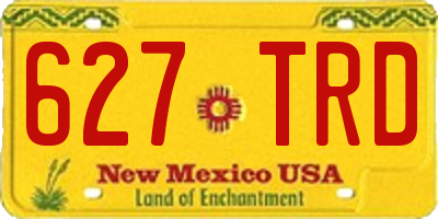 NM license plate 627TRD