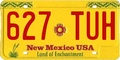 NM license plate 627TUH