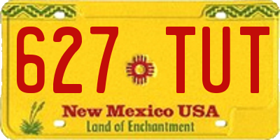NM license plate 627TUT