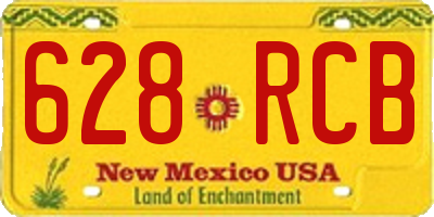 NM license plate 628RCB