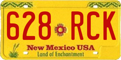 NM license plate 628RCK