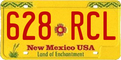 NM license plate 628RCL