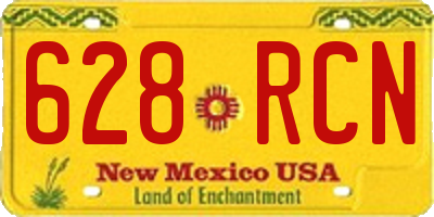 NM license plate 628RCN