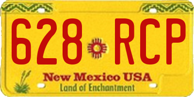 NM license plate 628RCP