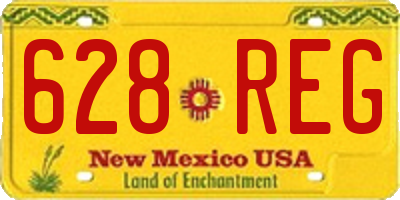 NM license plate 628REG