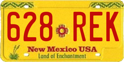 NM license plate 628REK
