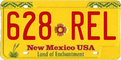 NM license plate 628REL