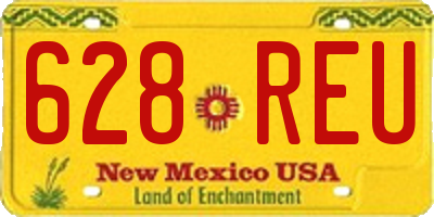 NM license plate 628REU