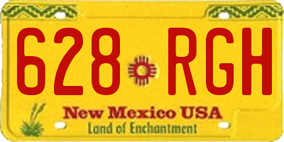 NM license plate 628RGH