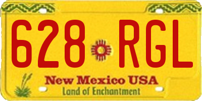 NM license plate 628RGL