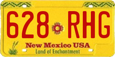 NM license plate 628RHG