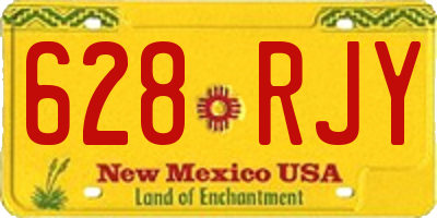 NM license plate 628RJY