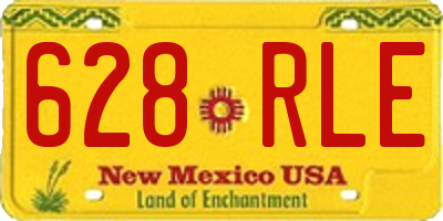 NM license plate 628RLE