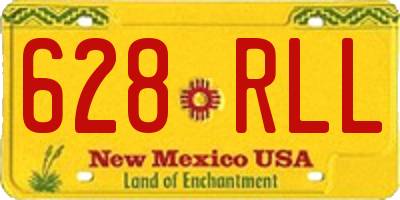 NM license plate 628RLL