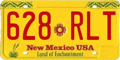 NM license plate 628RLT