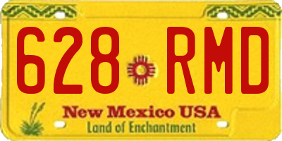 NM license plate 628RMD