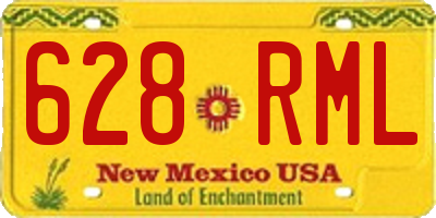 NM license plate 628RML