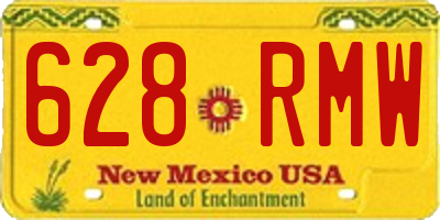 NM license plate 628RMW