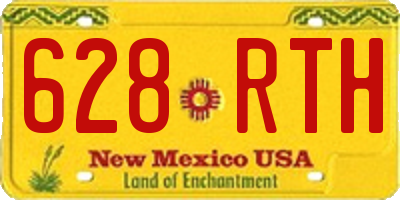 NM license plate 628RTH
