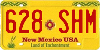 NM license plate 628SHM