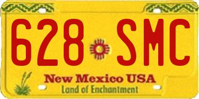 NM license plate 628SMC