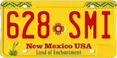 NM license plate 628SMI